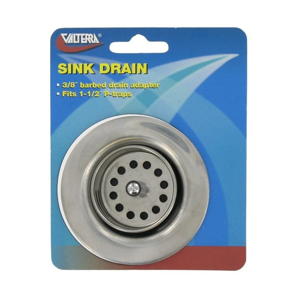 Valterra SINK DRAIN W/STRAINER BASKET, CARDED A01-2011VP